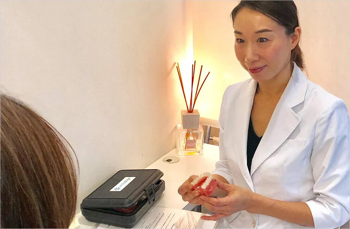 インビザラインドクターの女性医師が治療を担当 定期来院時も歯科医師が診察